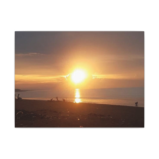 Sunset Canvas Print, Wall Art, Home Decor, Gift for Nature Lovers, Bedroom Decoration, Inspirational Artwork