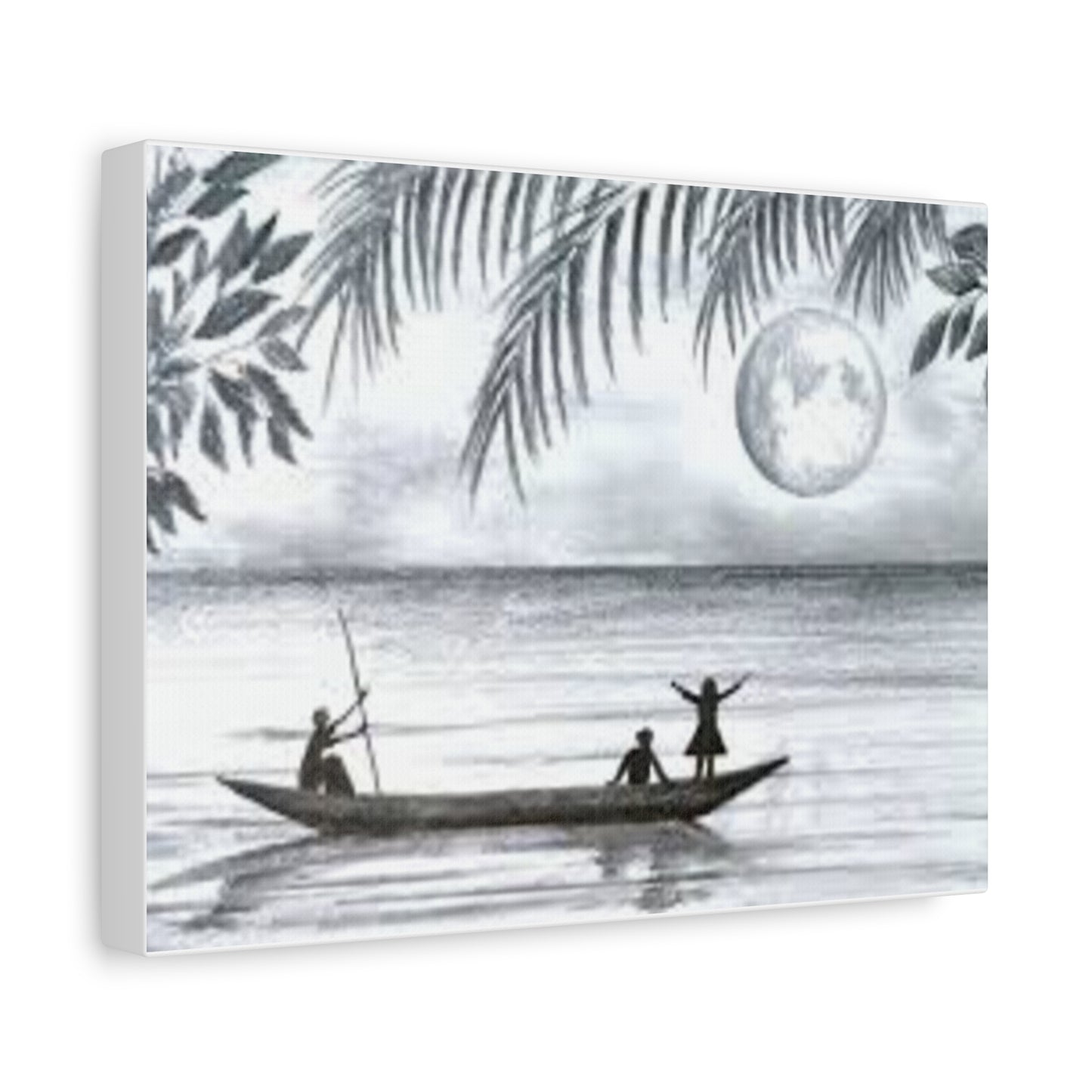 Serene Canvas Wall Art, Nautical Home Decor, Beach Print, Coastal Artwork for Living Room, Relaxing Atmosphere