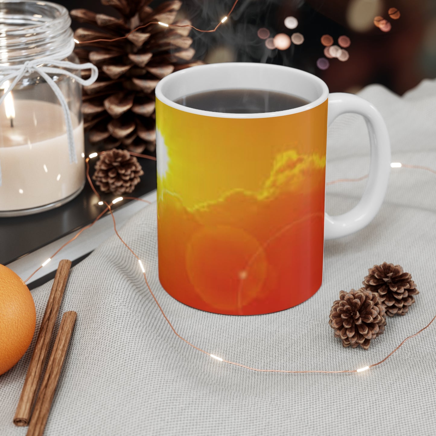 Sizzling Sunset Mug: Colorful Coffee Cup for Morning Motivation, Perfect Gift for Friends, Hot Beverage Lover, Summer Vibes, [...]