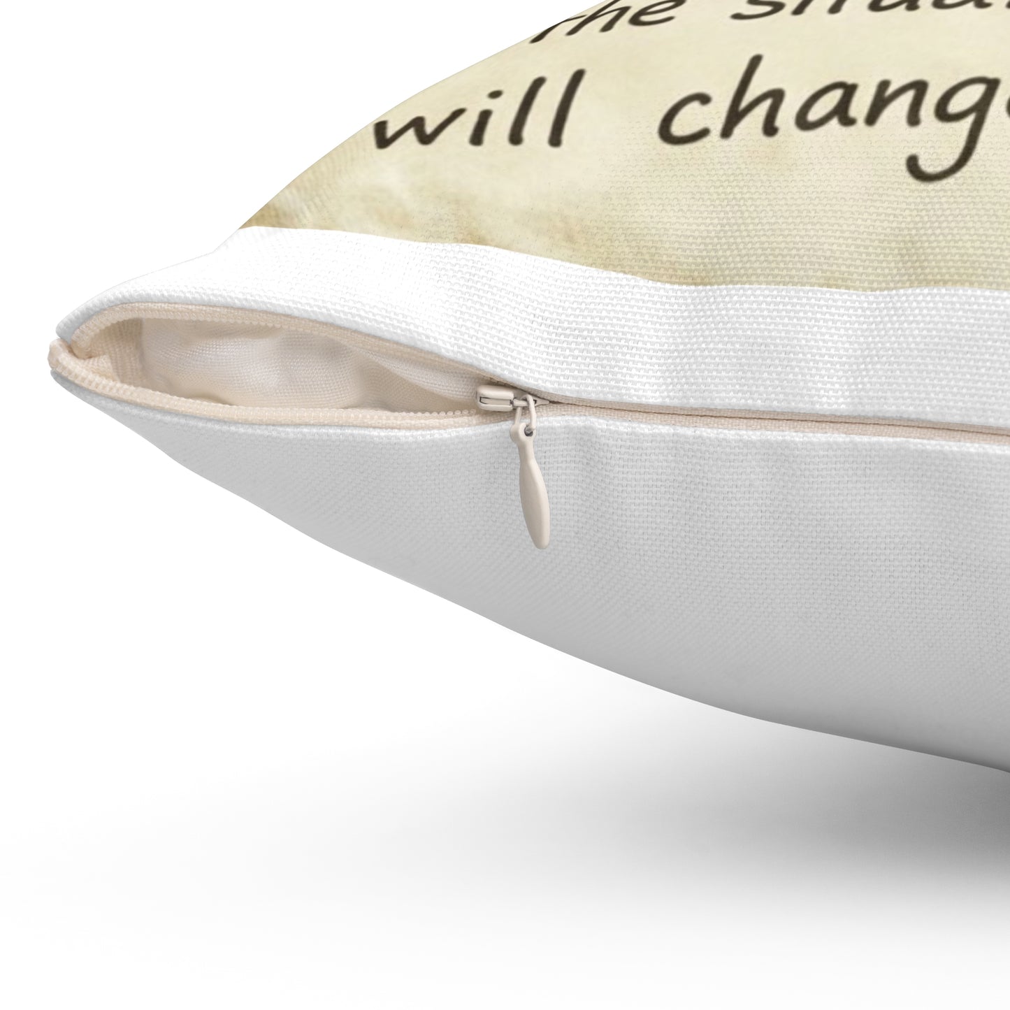 Spun Polyester Square Pillow