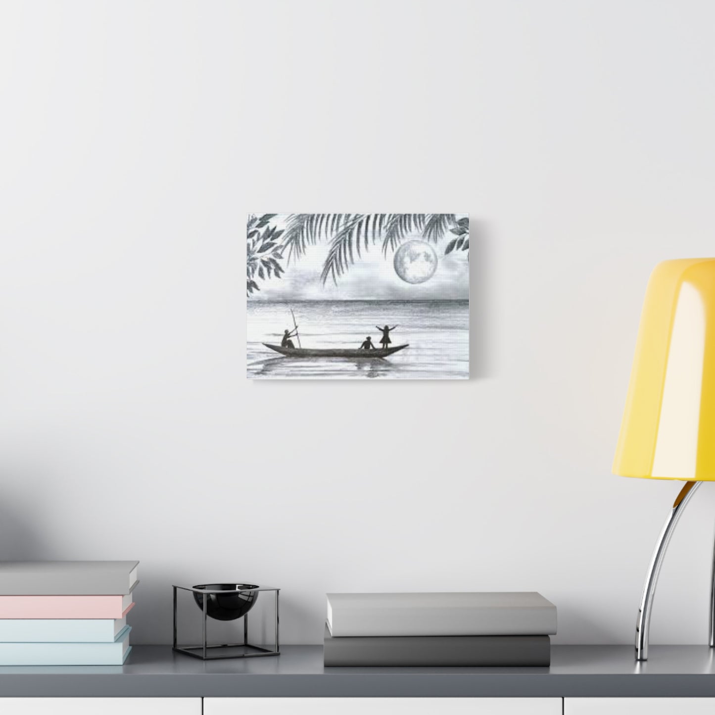 Serene Canvas Wall Art, Nautical Home Decor, Beach Print, Coastal Artwork for Living Room, Relaxing Atmosphere