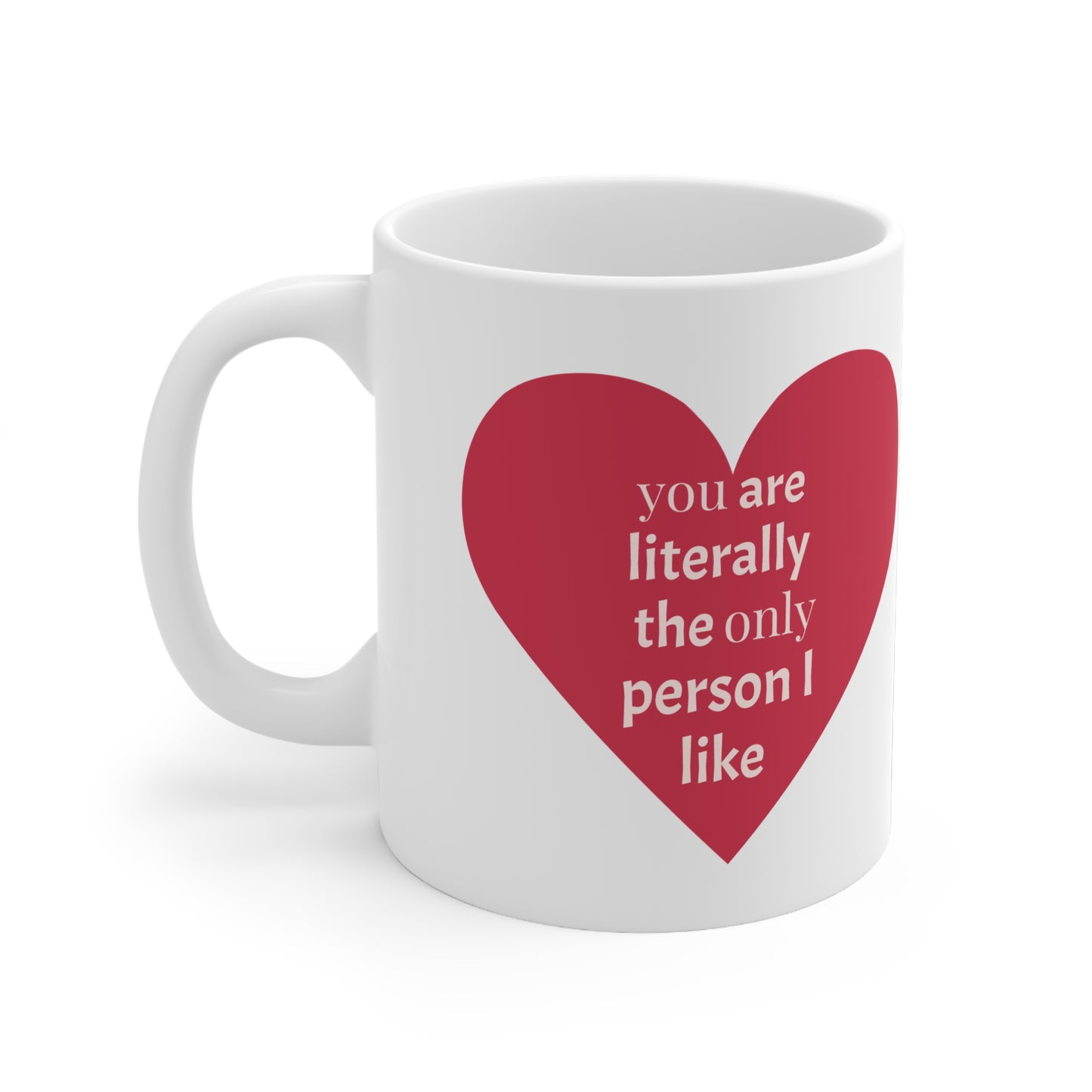 Heartfelt Love Mug, Coffee Mug for Couples, Romantic Gift, Valentine's Day, Daily Reminder of Love