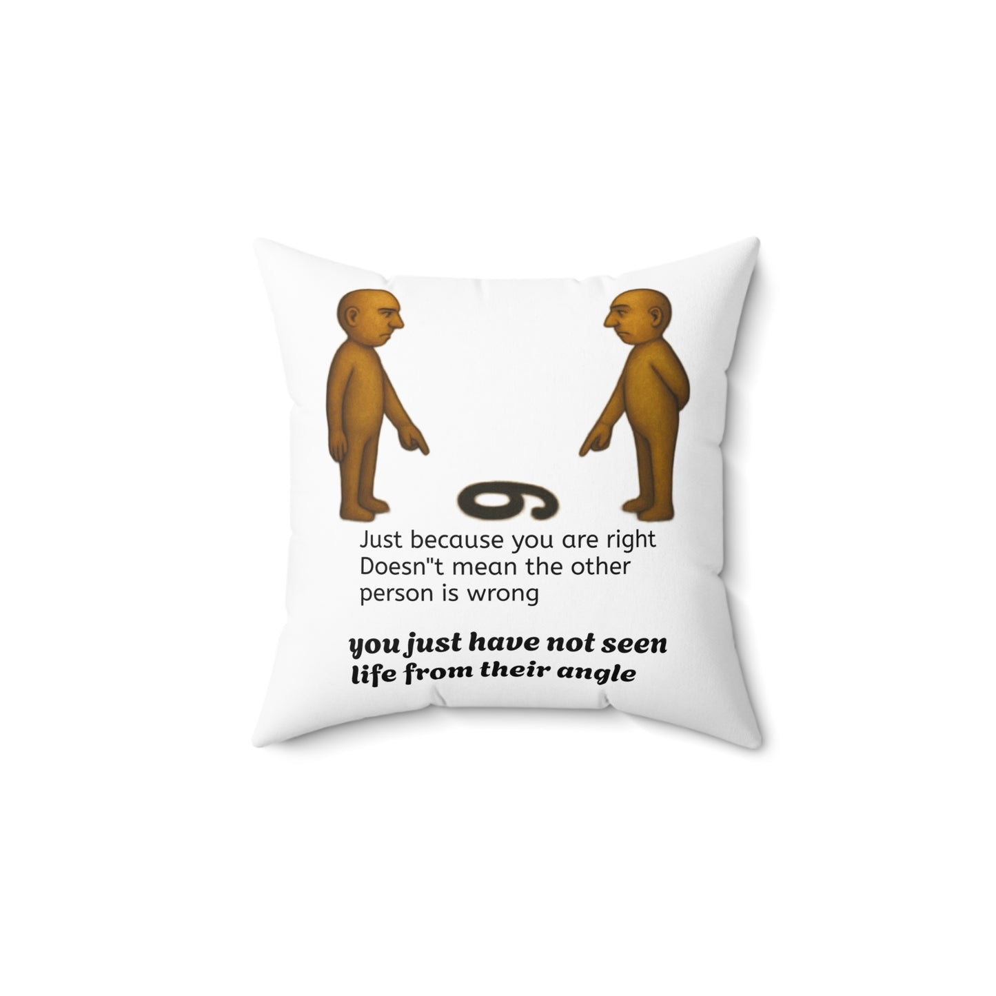 Spun Polyester Square Pillow