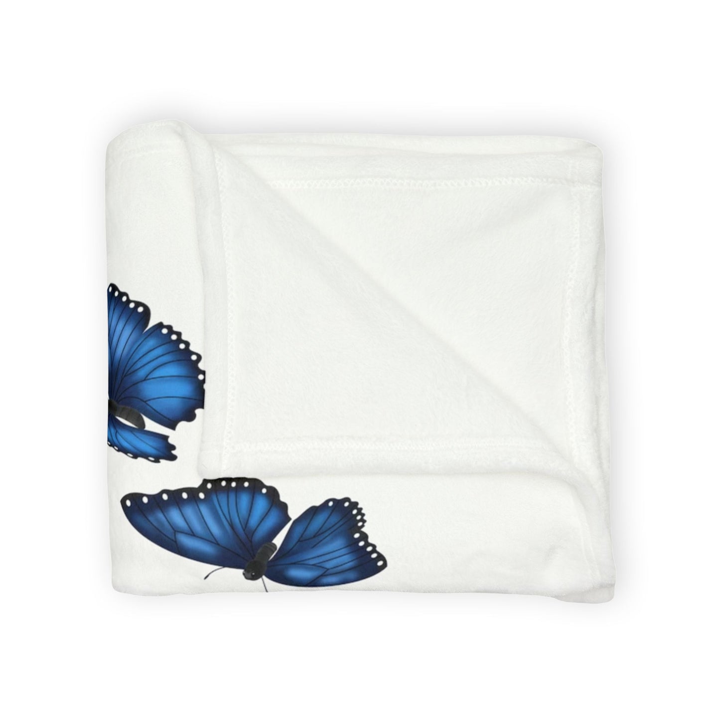 Butterfly Soft Polyester Blanket, Cozy Throw Blanket, Gift for Nature Lovers, Home Decor, Bedroom Accessories, Butterfly Decor