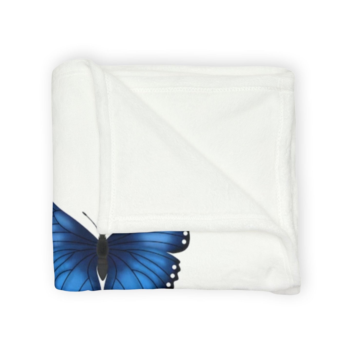 Butterfly Soft Polyester Blanket, Cozy Throw Blanket, Gift for Nature Lovers, Home Decor, Bedroom Accessories, Butterfly Decor