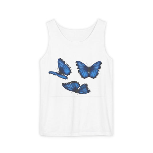 Butterfly Art Unisex Tank Top - Nature Lover Gift, Summer Wear, Casual Style, Beach Essential, Eco-Friendly Apparel