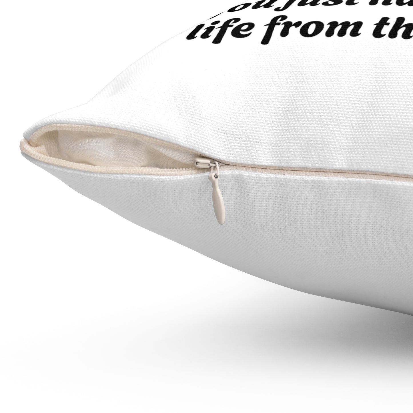 Spun Polyester Square Pillow