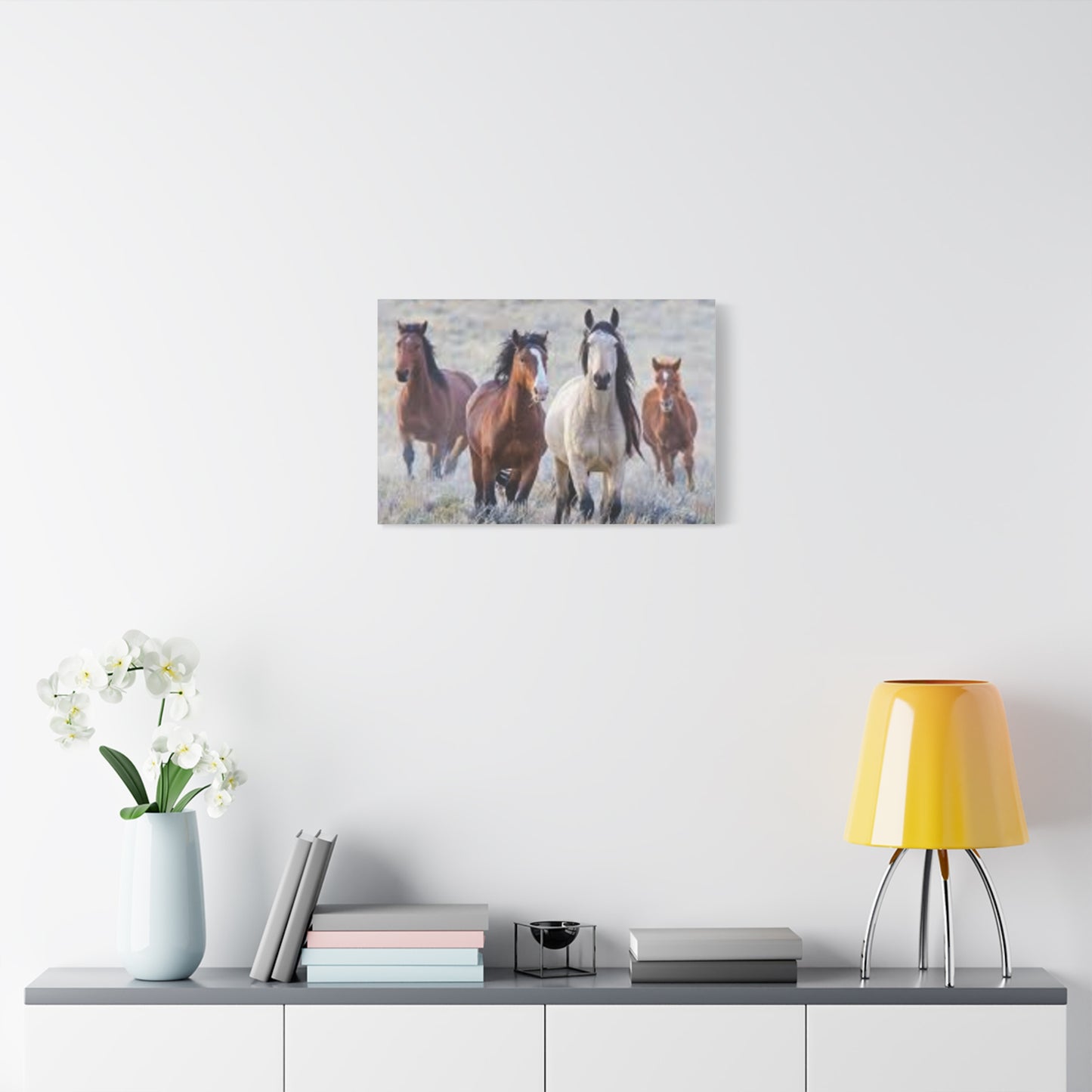 Equine Nature Wall Art, Horse Decor, Stretched Canvas Print, Gift for Horse Lovers, Rustic Home Wall Art, Equine Photography