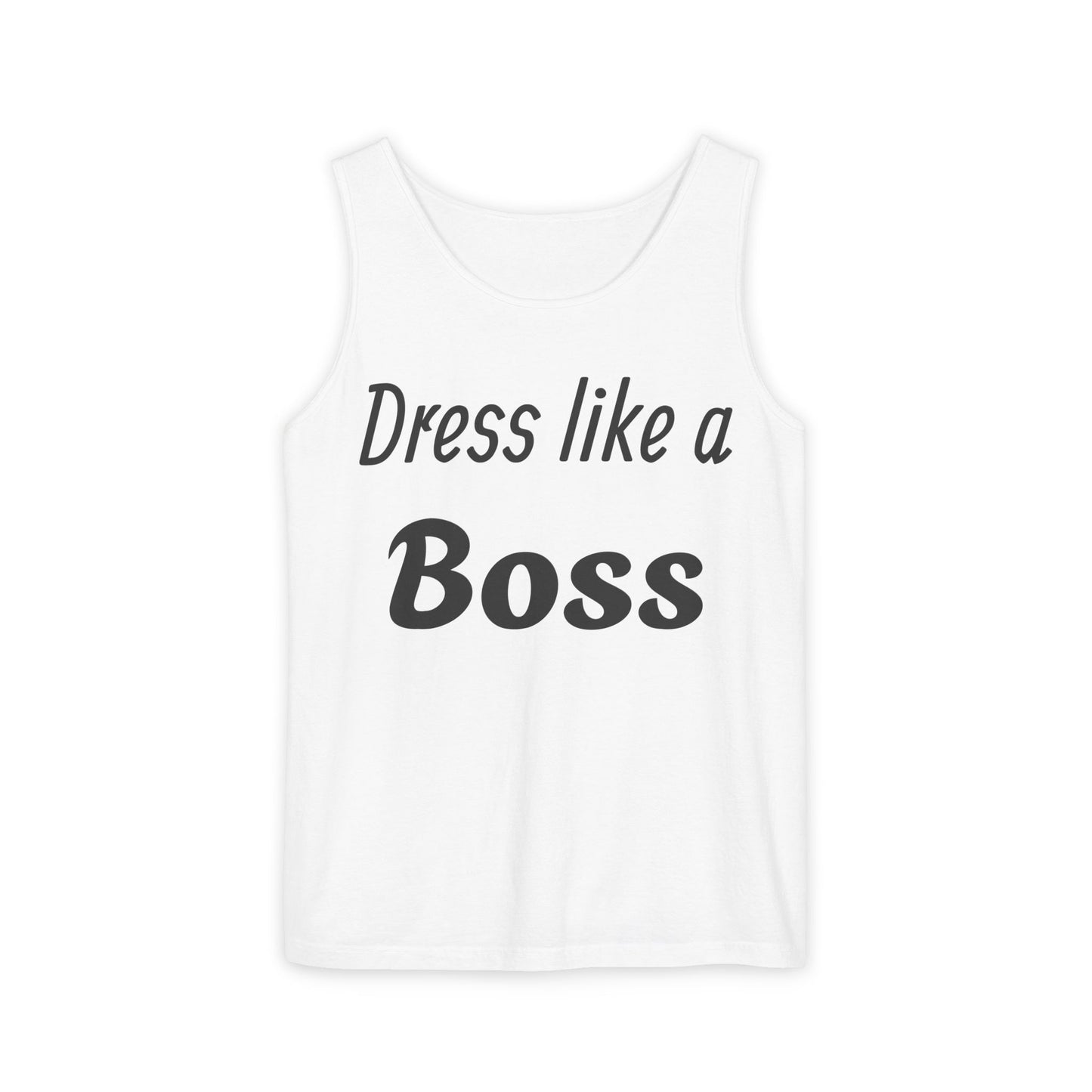 Boss Life Tank Top, Inspirational Unisex Tank, Motivational Apparel, Casual Summer Top, Gift for Boss Babes, Everyday Wear