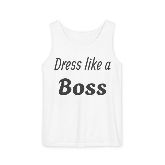 Boss Life Tank Top, Inspirational Unisex Tank, Motivational Apparel, Casual Summer Top, Gift for Boss Babes, Everyday Wear