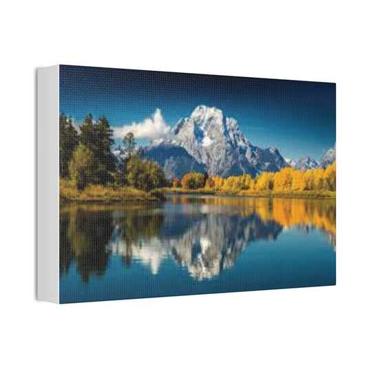 Serene Nature Canvas Art | Landscape Wall Decor, Perfect for Home, Gift for Nature Lovers, Autumn Art, Scenic Artwork
