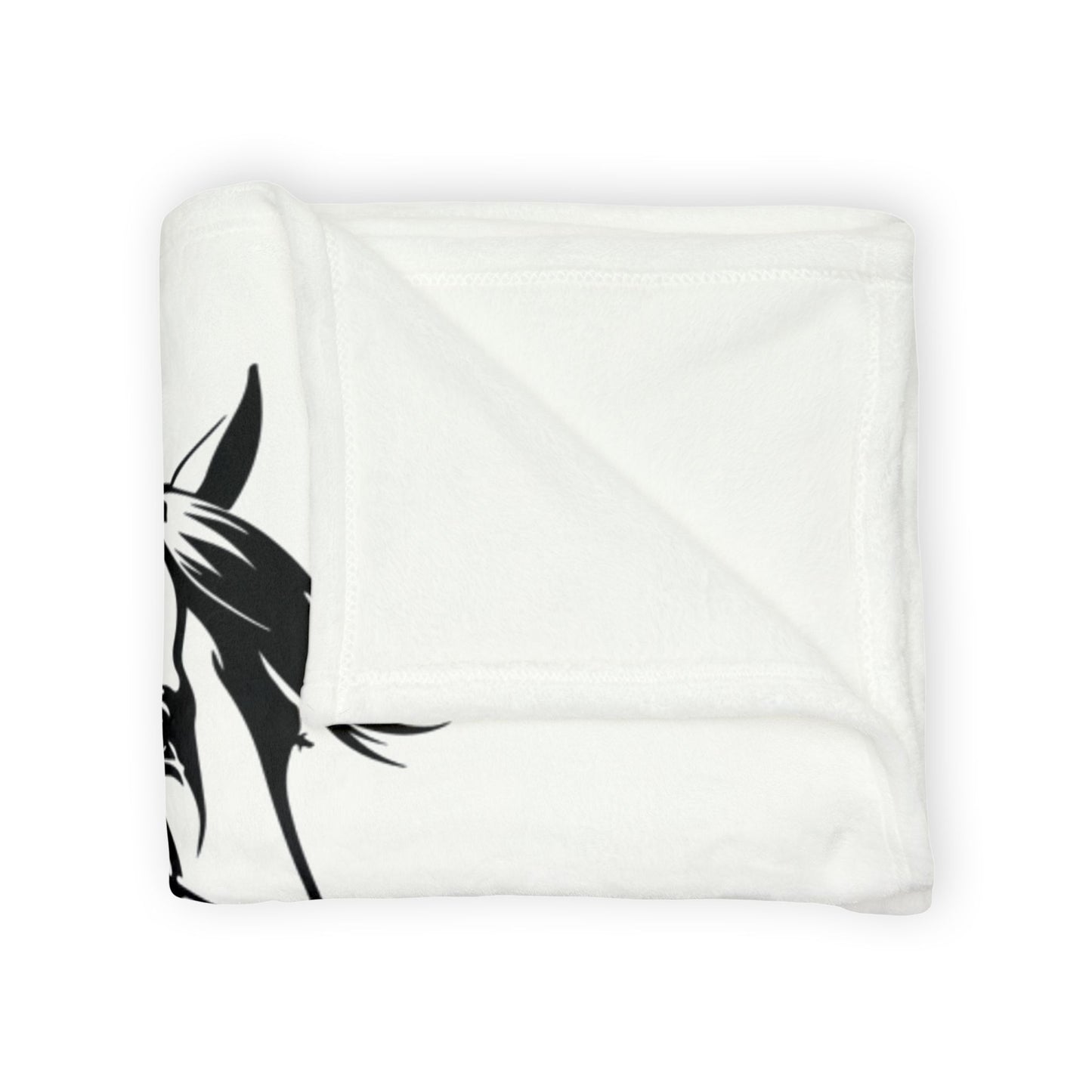 Elegant Horse Design Blanket, Perfect for Equestrian Lovers, Cozy Home Decor, Gift for Horse Lovers, Pet Owner Gift, Farmhouse Decor